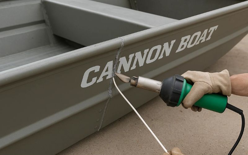 Boat plastic welding
